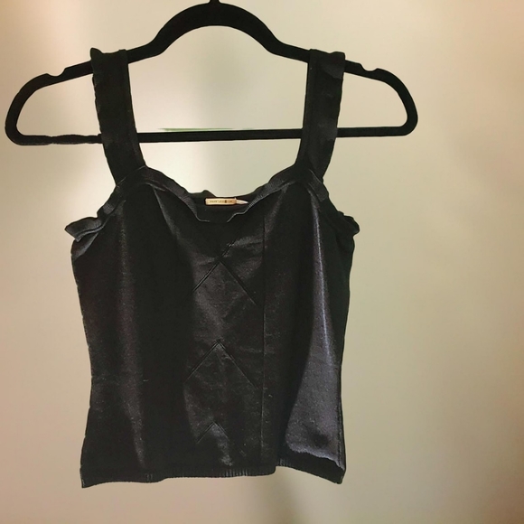 Max Studio Black Sleeveless Ruffled Top - XS - Picture 5 of 5